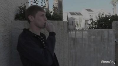 Two Friends Enjoy a Beach Flip-Flop Sex Show, Ending with a Bareback Blowjob