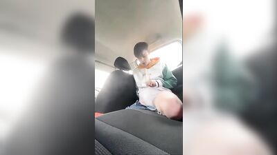 Gay Solo Backseat Jerk Off Cum Shot - Public Sex in Web Cam Video