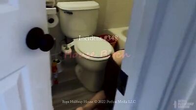 Boy meets a housemate who is not what he expected in this hot bareback action!