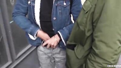 Getting it on with dad: bareback blonde boys in action!