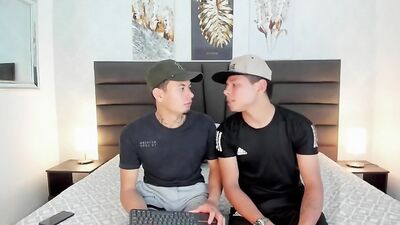 Web-Cam Action with Hot Latin Couple - Bareback Fucking, Big Dick Sucking, and Fun Amateur Hand Jobs!