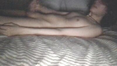 Young Darkling Masturbates on Camera