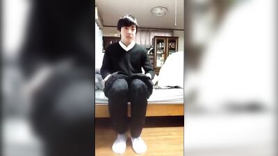 Japanese Boy Shoots His Load in an Epic Cumshot