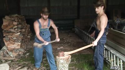 Johnny and Chris Go Down on Each Other in a Rubax Video, Featuring Splashy Cum Shots