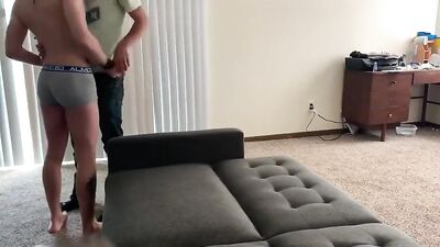 Frat Boy Fun: Spitting and Pissing without Lube - Action-Packed Amateur Bareback Scene