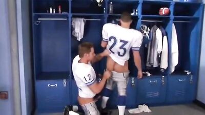 Becoming a Quarterback: Straight Boy Assplay & Blowjobs with Twink Athletes