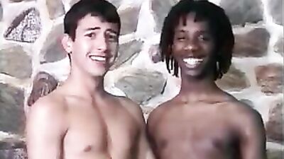 Raw and Raucous: Felippe Shandar Seduces Two Interracial Twink Lovers with His Huge Black Cock
