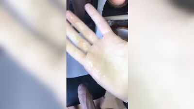 Naughty young stud gets fisted and creampied