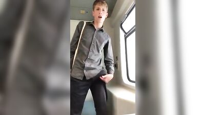 Twink Ride: A First Time Traveler’s Journey into Cumming on a Moving Train