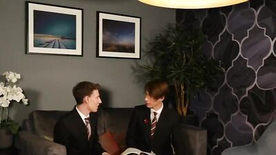 College Studs and Twinks Go Wild in Bareback Action