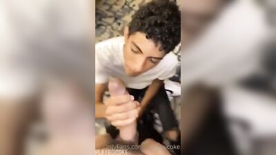 Juicy Young Black Boys First-Time Blowjob on a Huge Cock