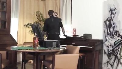 Raw and Rough: Hot Gay Police Officer Fucks in the Back of a Car