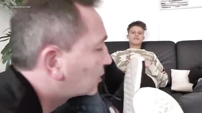 Amateur Bisexual Blonde Boys First BDSM Foot Fetish Flip