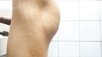 Gay Twinks Have a Threesome with Huge Cocks while Showering Together