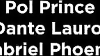 Gabriel Phoenix and Dante Lauro take a shower with their webcams on in Boys Camming