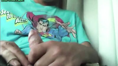 Young Latino Gipsy Gets Fucked By Big Cocks In Public While Cumming Hard, All By Himself