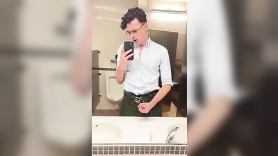 Dick Talk: Piping Hot Turd Twink Gets Laid in a Public Restroom