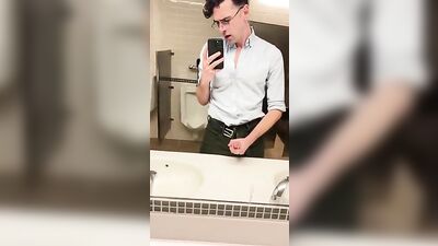 Dick Talk: Piping Hot Turd Twink Gets Laid in a Public Restroom