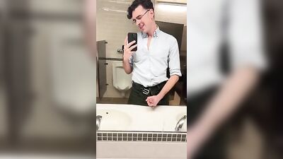 Dick Talk: Piping Hot Turd Twink Gets Laid in a Public Restroom