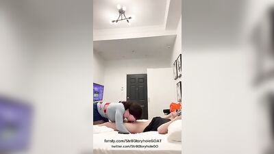 19-Year-Old German Student Gets Blown in Public by Muscular Frat Guys with Big Cocks