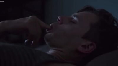 Watching my sexy roomie shoot his load!