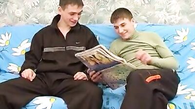 Kirill & Misha Get Cum-Shoot Frenzy in Classic Gay Video