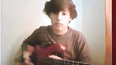 Twinky Bassist Gives a Thick Cock Handjob Live on Cam