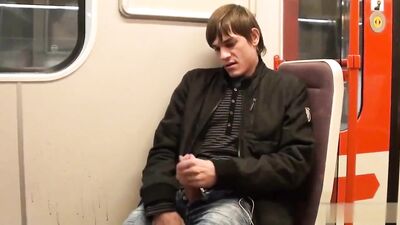 Gay Train Ride with Amateur Cum Shots and Voyeur Action!