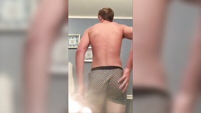 Straight Blonde Boy with a Monster Dick