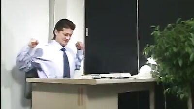 Asians in the Office: Anal Fisting with 3 Guys and a Jade Egg