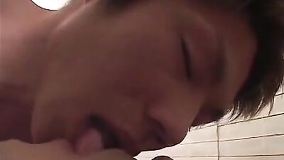 Bareback Bukkake with a Suji Kitten on a Tiny Asian Dick