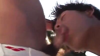 Gym Junkie Ike Repeats 4 P! Explosive Asian Anal Gangbang