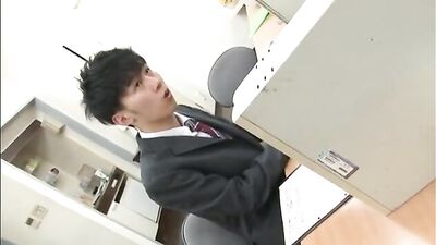 Asian Muscle Jock #3P Pumps His Meaty Cock Into His Partners Tight Asian Ass