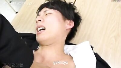 Sexy Asian Twinks Take on Three Huge Cocks