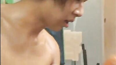 East Asian Hentai Gym Development Asian Big Dongs in the Fitness Center