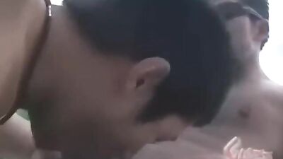 Japanese Bodybuilder Gets Fucked by a Huge Black Dick in the Parking Lot! Asian Public Outside Japanese Muscle Hairy Mature