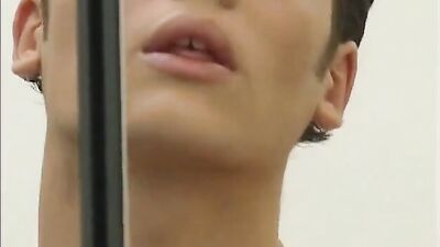 Watch Mike get his cock sucked and cum all over in this bareback blowjob video