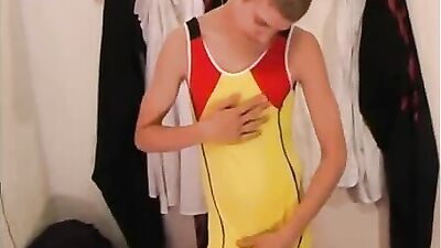 A Handsome Blonde Gets Action from His Cute Wanking Buddy