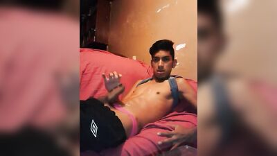 Jerking Off Latino Style on the Sofa - Latin Solo Masturbation (Latino Solo)