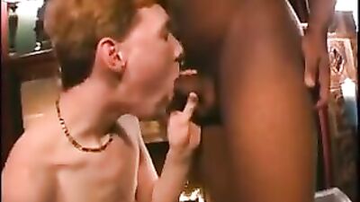 Bareback Bottoms Take Action in Interracial Scene