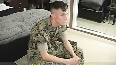 Tommy Gets His Dick Sucked in the Barracks, Results May Vary