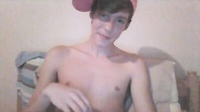 Young Camboy Tyler Gets Fisted by Two Big Dicks