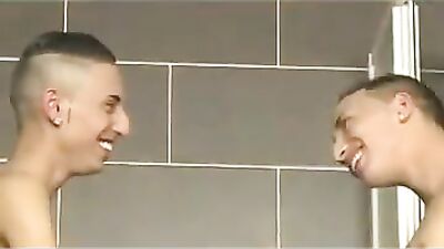 Three-Way Bareback Frenzy - Group Threesome Bareback Action