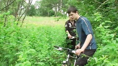 Epic Threesome: Rough Sex in a Car! (with bareback big cocks)