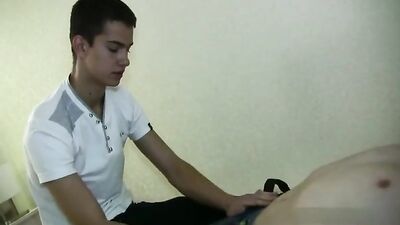 Young Buddies Cumming Together in a Joyful Hand Job!