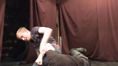 Gay Fetish Wrestling Match: After-School Attic Fun with Straight Boys