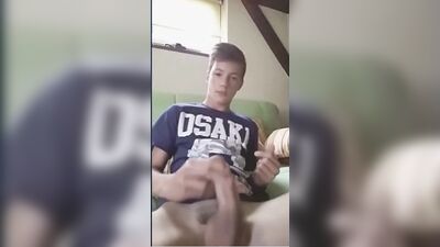 Hairdressers Delight - Hot Young Cutie Masturbates in His Salon Chair