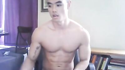 Young Asian Cam Model Excites with Huge Dick