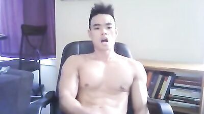 Young Asian Cam Model Excites with Huge Dick