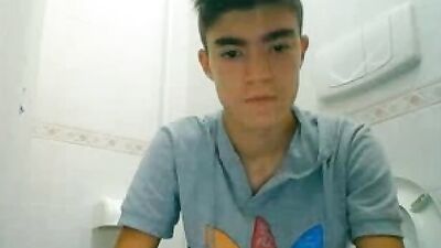 Young Amateur with a Big Dick in His Adidas Hoodie